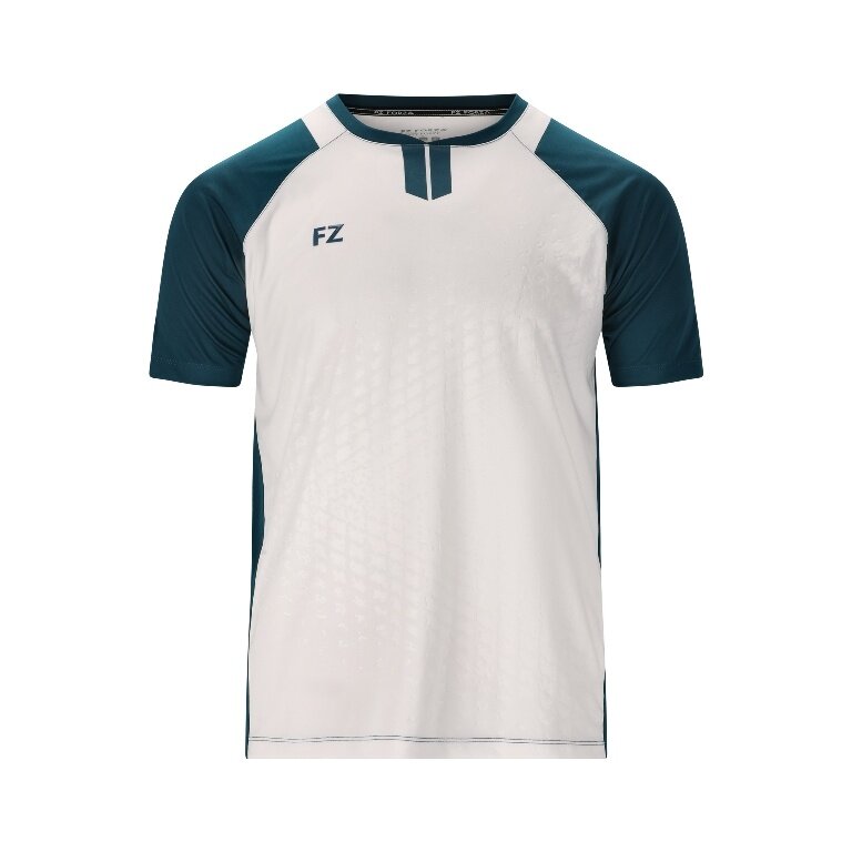 Forza Sports T-shirt FZ CL2501 S/S Tee (100% Polyester) white/blue men's