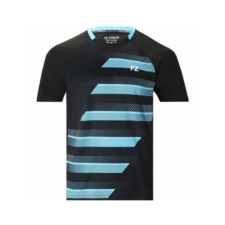 Forza Sport T-shirt Crestor Tee (quick-drying, comfortable) black/blue Boys
