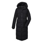 G.I.G.A. DX Winter coat GW 50 with hood in down look (water-repellent, windproof) black ladies