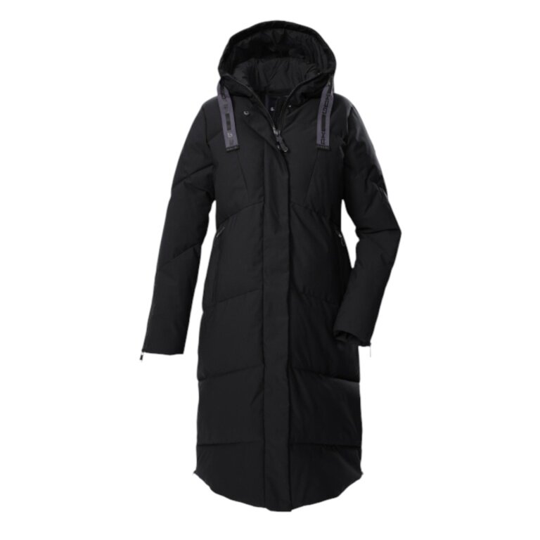 G.I.G.A. DX Winter Quilted Coat GW 41 in Down Look (very warm, water-repellent, windproof) black ladies