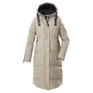 G.I.G.A. DX Winter Quilted Coat GW 41 in Down Look (very warm, water-repellent, windproof) light beige ladies'