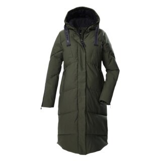 G.I.G.A. DX Winter Quilted Coat GW 41 in Down Look (very warm, water-repellent, windproof) olive green ladies