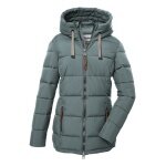 G.I.G.A. DX Winter Jacket GW 12 with Hood (water-repellent, windproof, breathable) teal women's