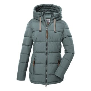 G.I.G.A. DX Winter Jacket GW 12 with Hood (water-repellent, windproof, breathable) teal women's