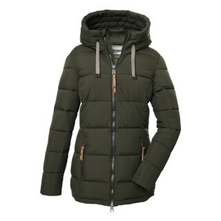G.I.G.A. DX Winter Jacket GW 12 with Hood (water-repellent, windproof, breathable) dark olive green ladies