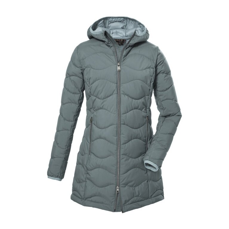 G.I.G.A. DX Winter Down Parka GW 20 with Hood (water-repellent, breathable, windproof) blue-green Women