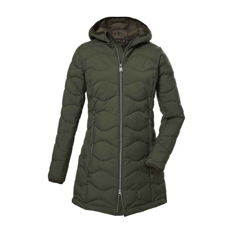 G.I.G.A. DX Winter Down Parka GW 20 with Hood (water-repellent, breathable, windproof) olive green Women