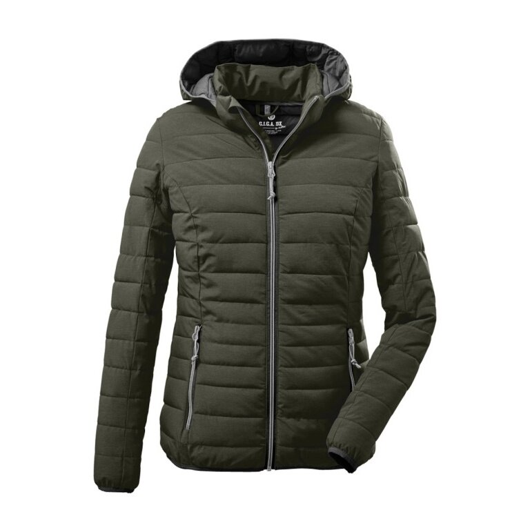 G.I.G.A. DX Winter Functional Jacket Uyaka with Hood (water-repellent and windproof) olive green Women