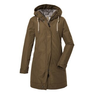 G.I.G.A. DX Winter Functional Parka GW 13 with Hood (water-repellent, windproof) brown Women