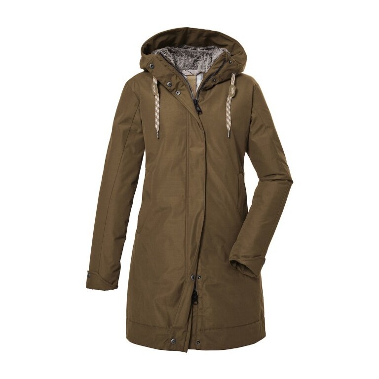 G.I.G.A. DX Winter Functional Parka GW 13 with Hood (water-repellent, windproof) brown Women