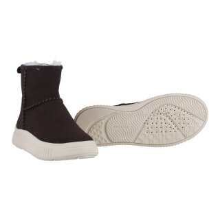 Geox Ankle Boot Laquinny A (Suede, warm lining) dark brown girls