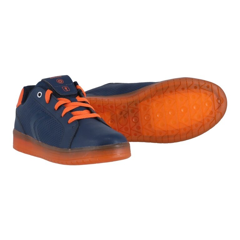 Geox Kommodor navy blue/orange children's sneakers