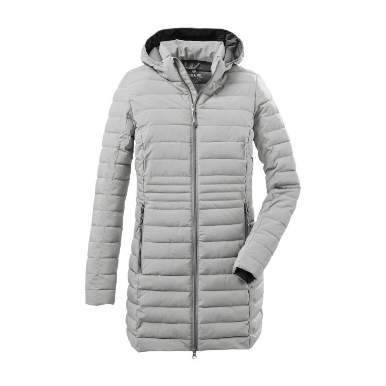 G.I.G.A. DX Winter Functional Parka Bacarya with detachable hood (water-repellent and windproof) light grey Women