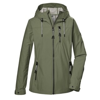 G.I.G.A. DX Softshell Jacket GS 74 with Hood (waterproof and windproof) olive green ladies