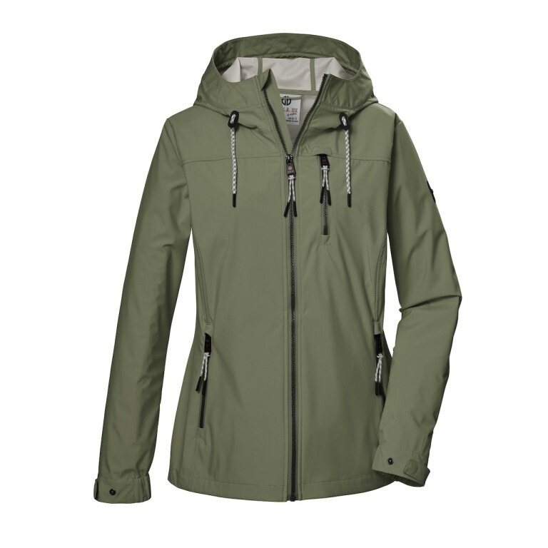 G.I.G.A. DX Softshell Jacket GS 74 with Hood (waterproof and windproof) olive green ladies
