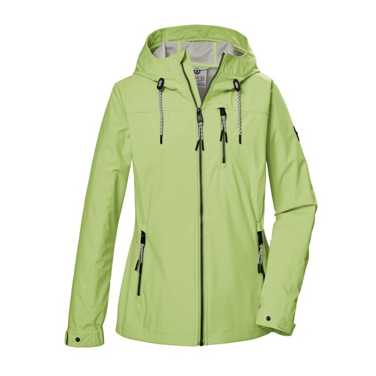 G.I.G.A. DX Softshell Jacket GS 74 with Hood (waterproof and windproof) light green ladies