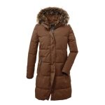 G.I.G.A. DX Winter Coat Functional Parka in Down Look with Hood Brown Women