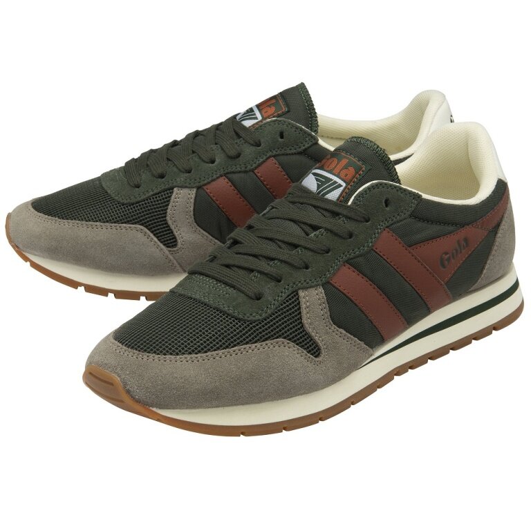 Gola Sneaker Daytona 2025 khaki green/brown/rust red men's