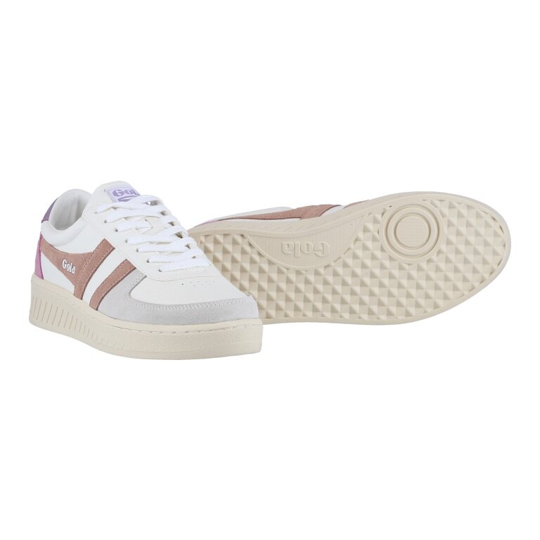 Gola Sneaker Grandslam Trident 2025 white/light brown/purple ladies