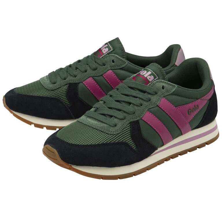 Gola Sneaker Daytona 2025 evergreen/black/fuchsia pink ladies