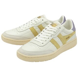 Gola Sneaker Falcon Leather 2024 white/yellow/lavender ladies