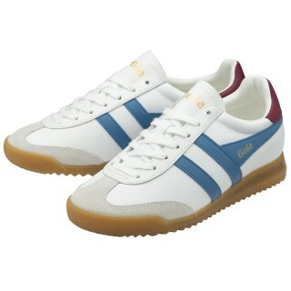 Gola Sneaker Torpedo Leather 2025 white/light blue/cherry red ladies