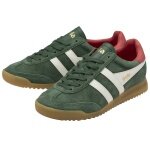 Gola Sneaker Torpedo (Suede) 2025 evergreen/off-white/coral red ladies
