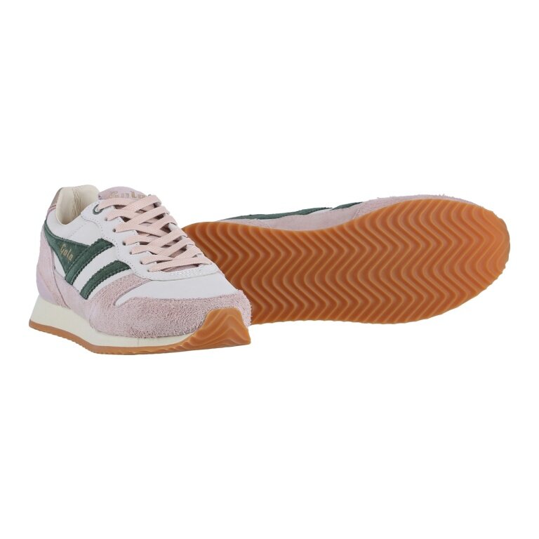 Gola Sneaker Quest Carnaby 2025 - Made in England - off-white/pink/evergreen Ladies