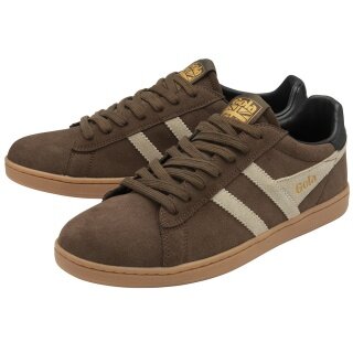 Gola Sneaker Equipe II Suede-Leather 2025 otter brown/light brown/black men's