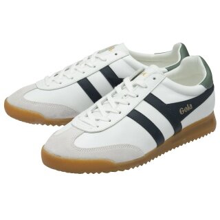 Gola Sneaker Torpedo Leather 2025 white/navy blue/sage green men's
