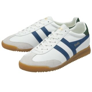 Gola Sneaker Torpedo Leather 2025 white/navy blue/evergreen men's