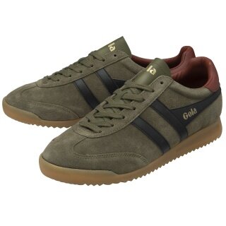 Gola Sneaker Torpedo Suede 2025 khaki green/black/rust red men's