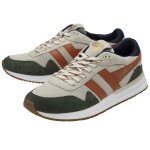 Gola Delta 2025 Off White/Khaki Green/Orange Men's Sneakers