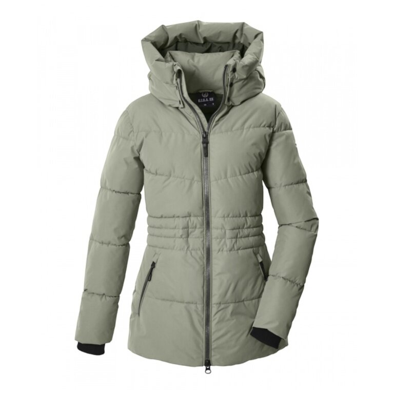 G.I.G.A. DX Winter Quilted Jacket GW 11 with Hood (warm, windproof) sea green ladies