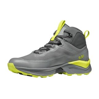 Garmont Trekking Hiking Shoes 9.81 Engage Mid GTX (Speed Hiking, waterproof) steel grey/lime green Men's