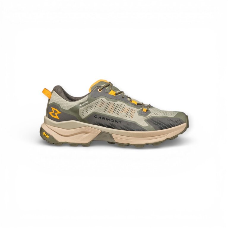 Garmont Nexus GTX Hiking Shoes (Quick-lacing system, waterproof) grey/khaki/yellow men's