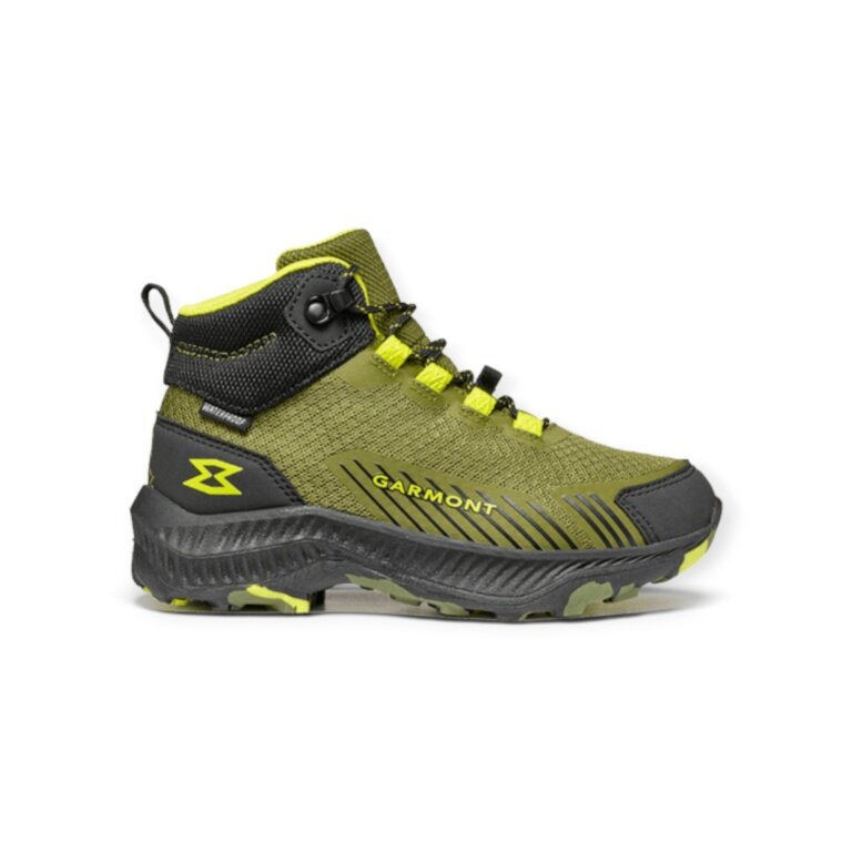 Garmont Hiking Shoes Pulse MID WP (Quick-lacing system, waterproof) olive green/black boys