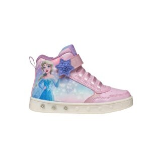 Geox Skylin Elsa Disney Frozen Sneakers - pink girls