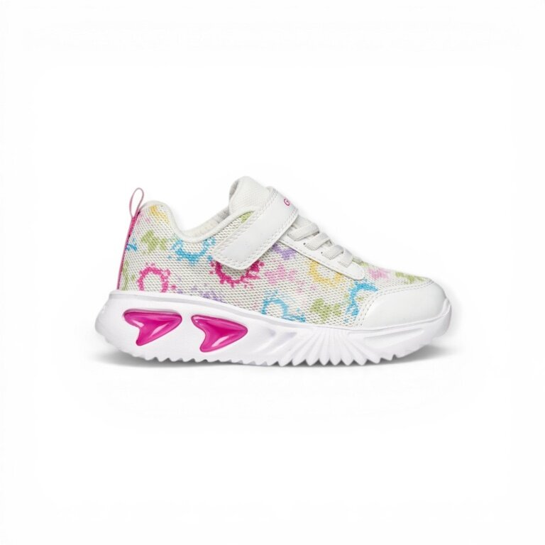 Geox Assister Sneakers white/multicoloured toddlers girls