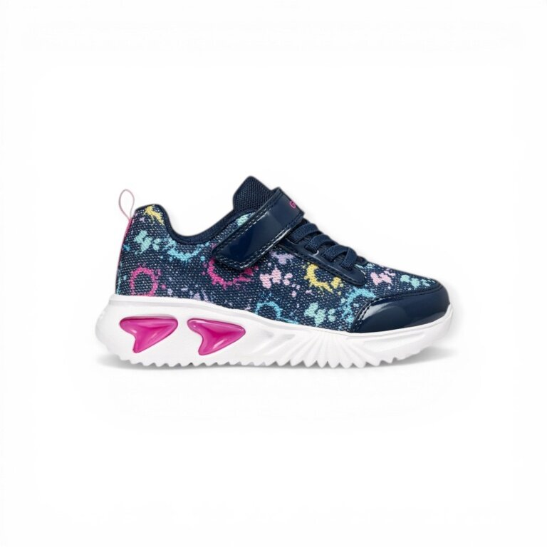 Geox Sneaker Assister dark blue/multicoloured girls