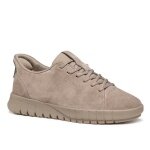 Geox Sneaker Flextride Plus (suede/textile) taupe brown ladies