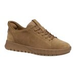 Geox Sneaker Flextride Plus (suede/textile) mud brown ladies