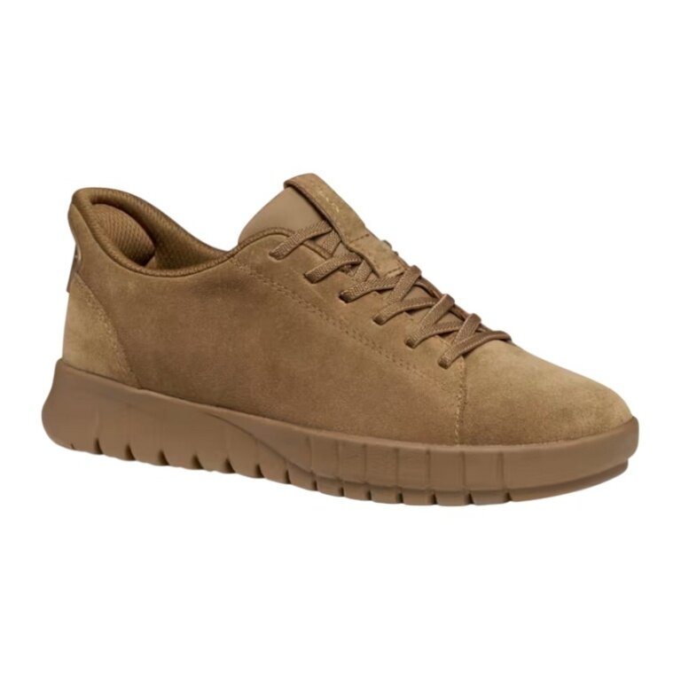 Geox Sneaker Flextride Plus (suede/textile) mud brown ladies
