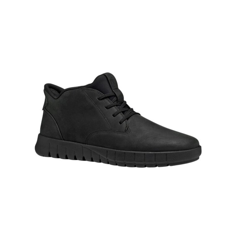 Geox Flextride Plus Mid Sneakers (Leather) black men's