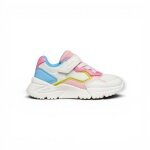 Geox Sneaker Loftus white/pink/blue girls