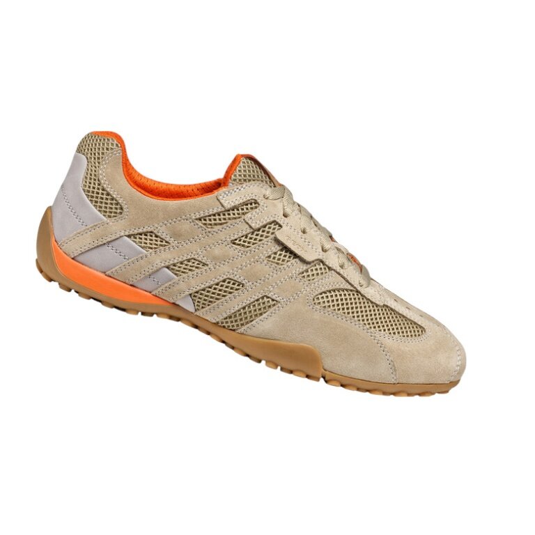 Geox Sneaker Snake Original A (Suede/Synthetic) sand brown Men's