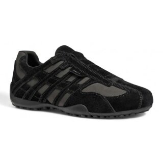 Geox Sneaker Snake Original A (suede/nubuck leather) black men's