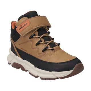 Geox winter shoes Flexyper Plus B ABX G (synthetic/textile, waterproof) brown/black boys