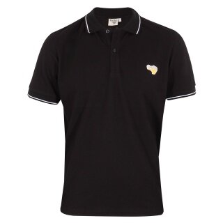 Gola Leisure Polo Logo Print (100% Cotton) black Men's