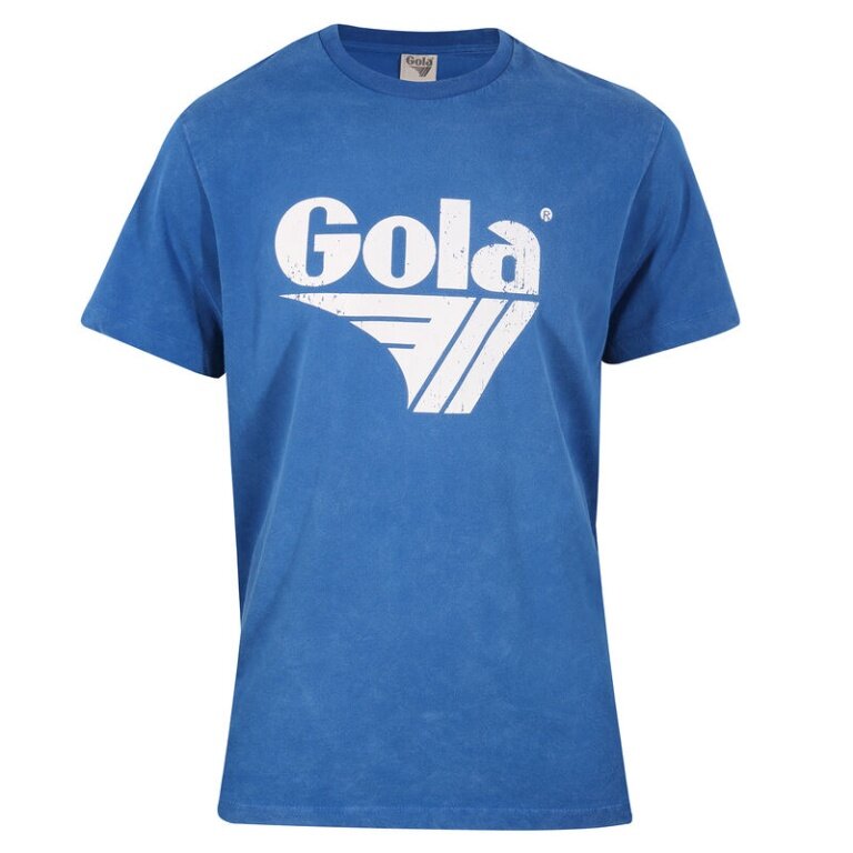 Gola Leisure T-shirt Logo Print Washed (Cotton) blue Men's